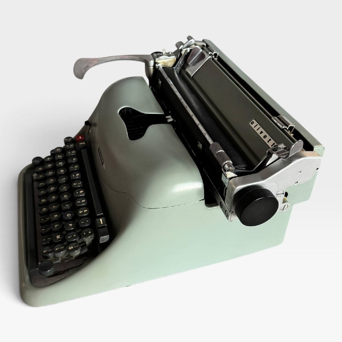Olivetti Lexikon 80 verde a carrello corto — fotografia 5
